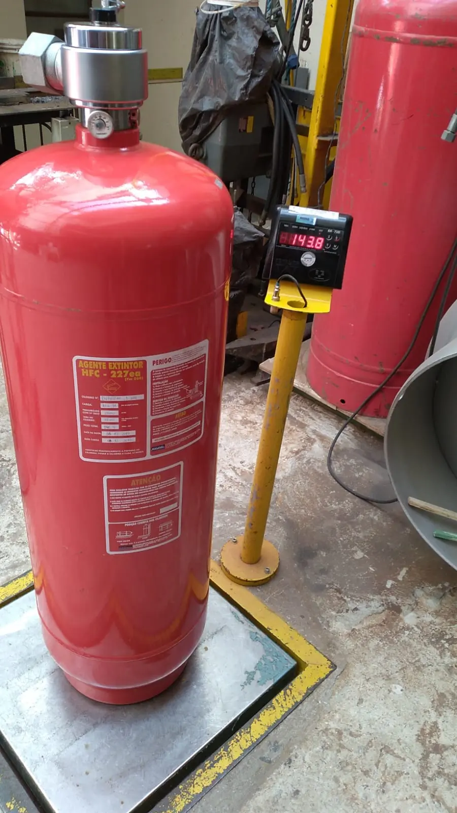 Teste Hidrostático Extintor